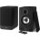 Sharp CP-SS30(BK) 2-Wege-Aktivlautsprecher 60W RMS, Holzgehäuse, Bluetooth, optisch, USB, RCA, AUX