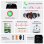 Ksix Urban 5 Smartwatch Pantalla Amoled 1.96" Rojo