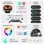 Ksix Venture Smartwatch XXL Schermo TFT 1,85" IP68 Nero