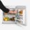 Universal Blue COMO 6032W Minibar Vintage 48L F Blanco