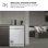 LG QuadWashTM DF243FW.ABWQEES Lavavajillas Capacidad 14 Cubiertos D Blanco