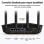ASUS TUF-BE3600 Router WiFi 7 Gigabit Ethernet Dual Band Preto