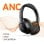Head Auscultadores Sem Fios com ANC + ENC e Microfone Pretos