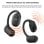 Head Open Ear Auriculares Inalámbricos Deportivos con Autonomía 6+24h, Asistentes de Voz, Ipx4 Negro