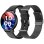 SPC Smartee Duo Classic Bluetooth 44,5mm Noir Taille Unique IP68 SpO2 Cardiofréquencemètre