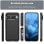 Coque Max Power Digital en fibre de carbone pour Google Pixel 9 Pro, coque antichoc en silicone noir