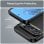 Coque Max Power Digital en fibre de carbone pour Google Pixel 9 Pro, coque antichoc en silicone noir