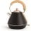 Create Kettle Retro Hervidor de Agua Eléctrico 1L 1200W Negro