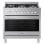 Vitrokitchen ST9060IB Cocina a Gas Butano 5 Fuegos con Horno Eléctrico 90cm
