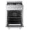 Vitrokitchen ST6060IB Cocina a Gas Butano 4 Fuegos con Horno Eléctrico 60cm