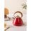 Create Kettle Retro Hervidor de Agua Eléctrico 1L 1200W Rojo