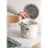 Create Rice Cooker Studio Arrocera Eléctrica de 2L con Cesta Vaporera Blanco Roto