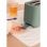 Create Toast Studio Tostadora de 2 Ranuras 750W Verde Sage