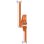 Bracelet en cuir bicolore blanc/orange Xiaomi pour Xiaomi Smart Band 9