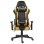 VidaXL Kenssi Cadeira Gaming Reclinável Dourada