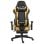 VidaXL Elite Silla Gaming con Reposapiés Dorado