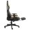 VidaXL Elite Silla Gaming con Reposapiés Dorado