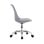 Silla de escritorio Adec Enjoy altura regulable base metálica 5 ruedas blanco gris