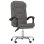 VidaXL Pulssar Silla de Oficina Reclinable con Reposapiés Gris