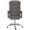 VidaXL Pulssar Silla de Oficina Reclinable con Reposapiés Gris