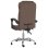 VidaXL Pulssar Silla de Oficina Reclinable con Reposapiés Marrón