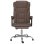 VidaXL Pulssar Silla de Oficina Reclinable con Reposapiés Marrón