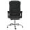 VidaXL Pulssar chaise de bureau inclinable avec repose-pieds noir