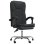 VidaXL Nusar Silla de Oficina Reclinable con Reposapiés Negro