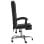 VidaXL Nusar Silla de Oficina Reclinable con Reposapiés Negro