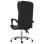 VidaXL Nusar Silla de Oficina Reclinable con Reposapiés Negro