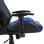 VidaXL Kenssi Cadeira Gaming com Altura Ajustável e Reclinável Azul