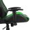 VidaXL Kenssi Silla Gaming con Altura Ajustable Y Reclinable Verde