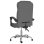 VidaXL Simos Silla de Oficina Reclinable con Altura Ajustable Gris Oscuro