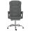 VidaXL Simos Silla de Oficina Reclinable con Altura Ajustable Gris Oscuro