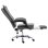 VidaXL Silla de Oficina Linna con Reposapiés Reclinable Antracita