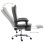 VidaXL Silla de Oficina Linna con Reposapiés Reclinable Antracita