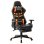 VidaXL Soul Silla Gaming con Altura Regulable Y Reposapiés Negro/Naranja
