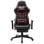 VidaXL Soul Silla Gaming con Altura Regulable Y Reposapiés Negro/Granate
