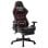 VidaXL Soul Silla Gaming con Altura Regulable Y Reposapiés Negro/Granate