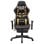 VidaXL Soul Silla Gaming con Altura Regulable Y Reposapiés Negro/Dorado