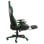 Sedia da gaming VidaXL Power con poggiapiedi inclinabile Verde