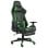 Sedia da gaming VidaXL Power con poggiapiedi inclinabile Verde