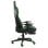 Sedia da gaming VidaXL Power con poggiapiedi inclinabile Verde