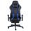Sedia da gaming VidaXL Power con poggiapiedi inclinabile Blu