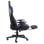 Sedia da gaming VidaXL Power con poggiapiedi inclinabile Blu