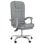 VidaXL Roca chaise de bureau inclinable à hauteur réglable gris clair