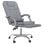 VidaXL Roca chaise de bureau inclinable à hauteur réglable gris clair