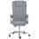 VidaXL Roca chaise de bureau inclinable à hauteur réglable gris clair
