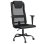 VidaXL Amapola Silla de Oficina con Altura Ajustable Negro
