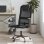 VidaXL Amapola Silla de Oficina con Altura Ajustable Negro